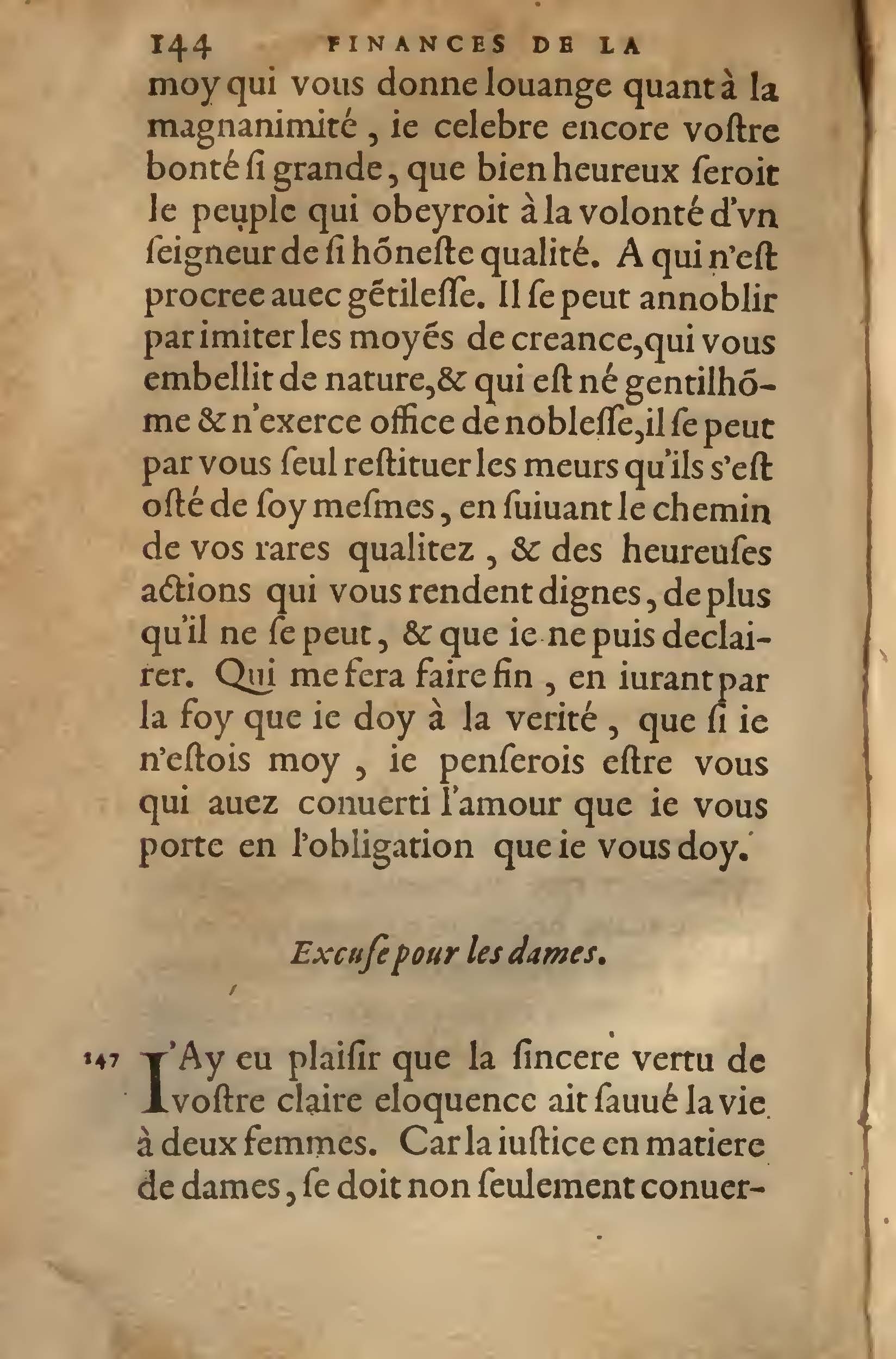1572 - Lucas Breyer - Finances et Trésor de la plume française - BNC Rome