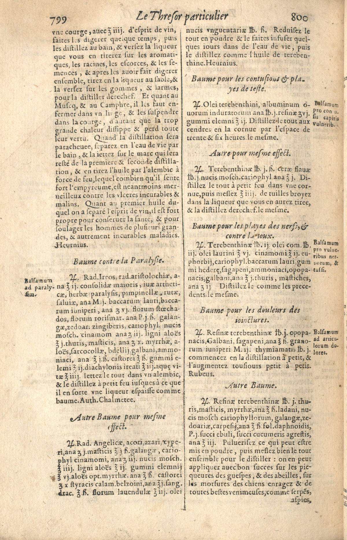 1610 - Étienne Gamonet - Grand Trésor ou dispensaire - CESR Tours