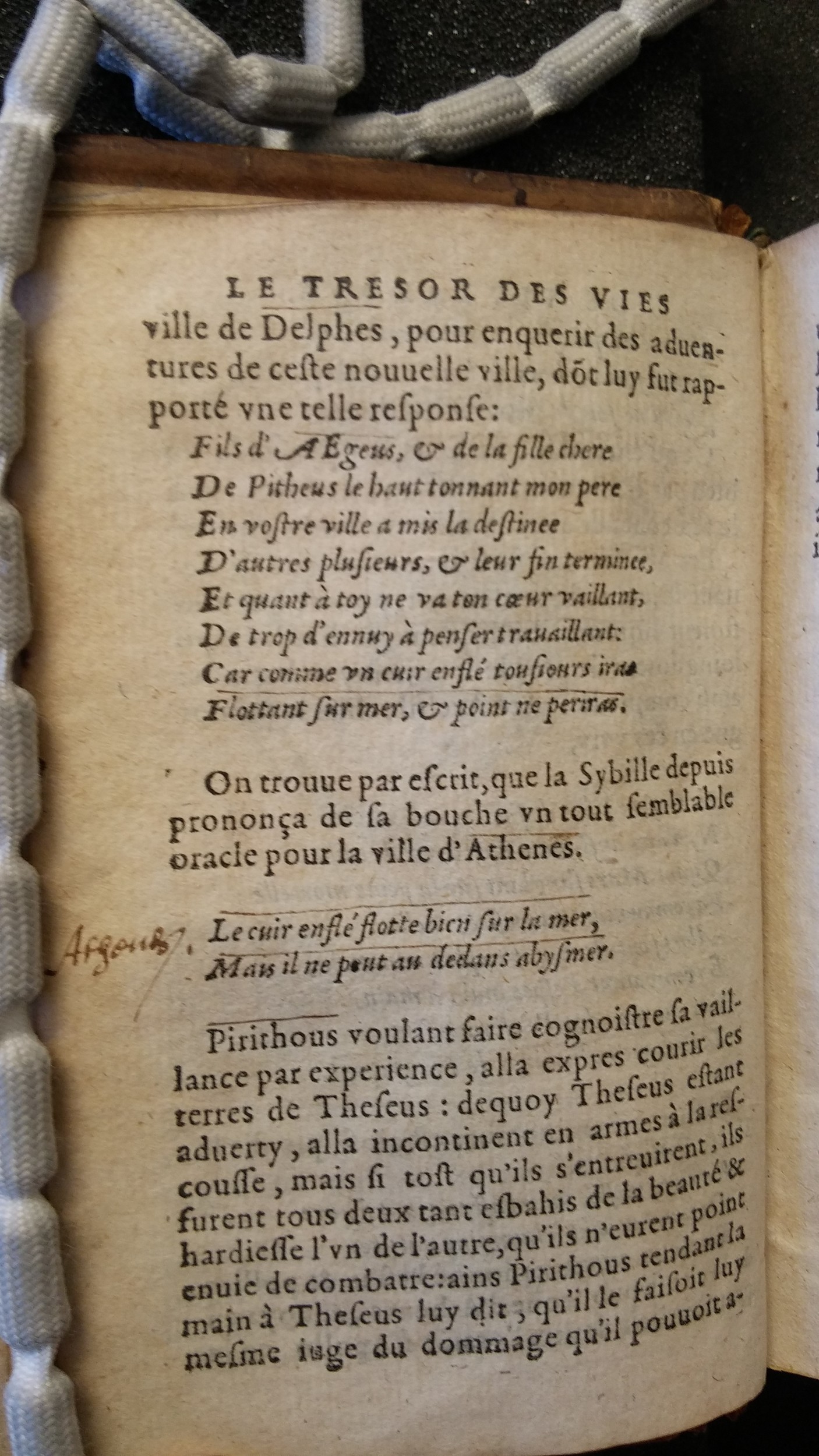 1577 - Claude Micard - Trésor des vies de Plutarque - Saint-Gallen