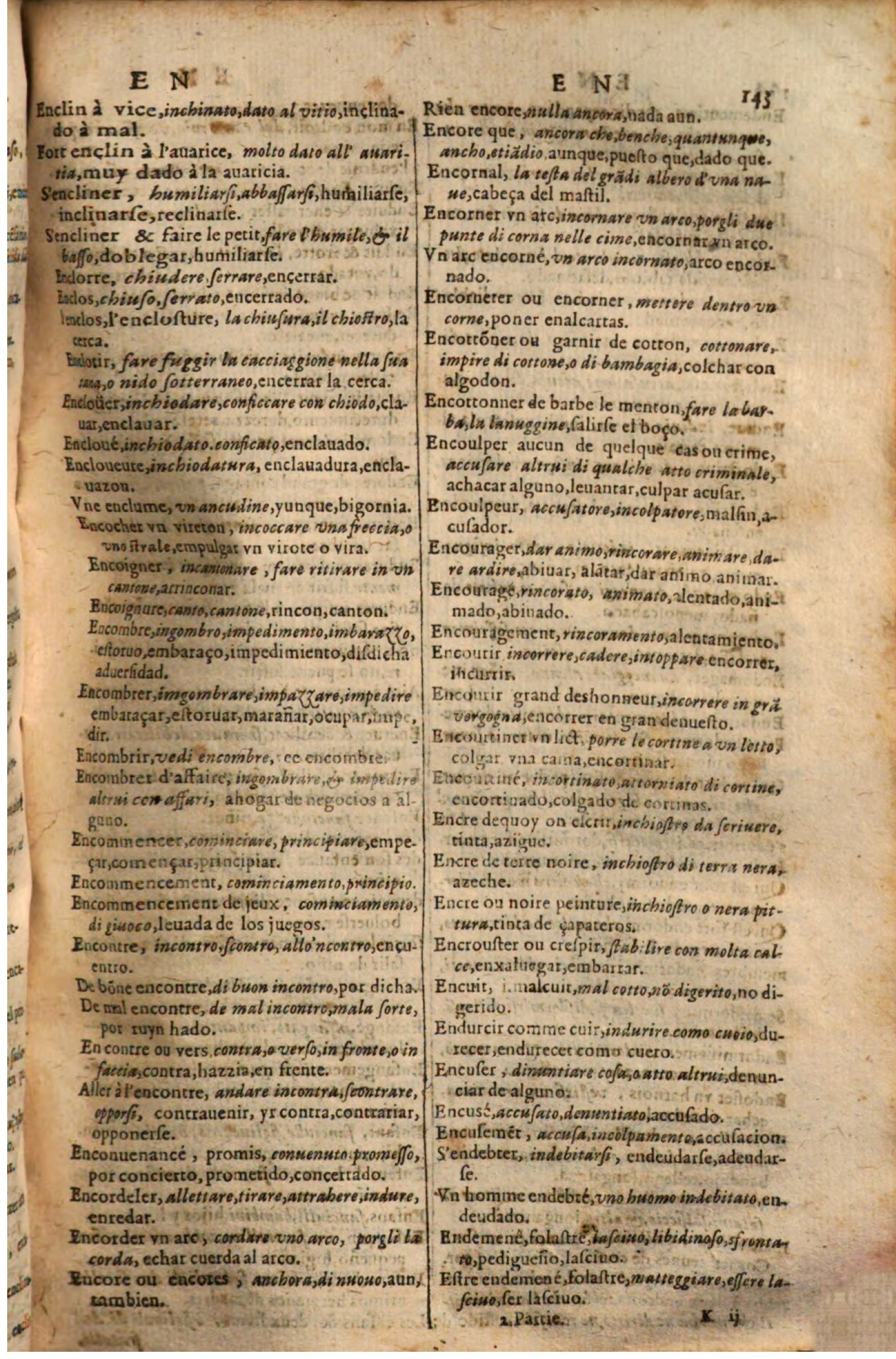 1644 - Jacques Crespin - Trésor des trois langues - Passau