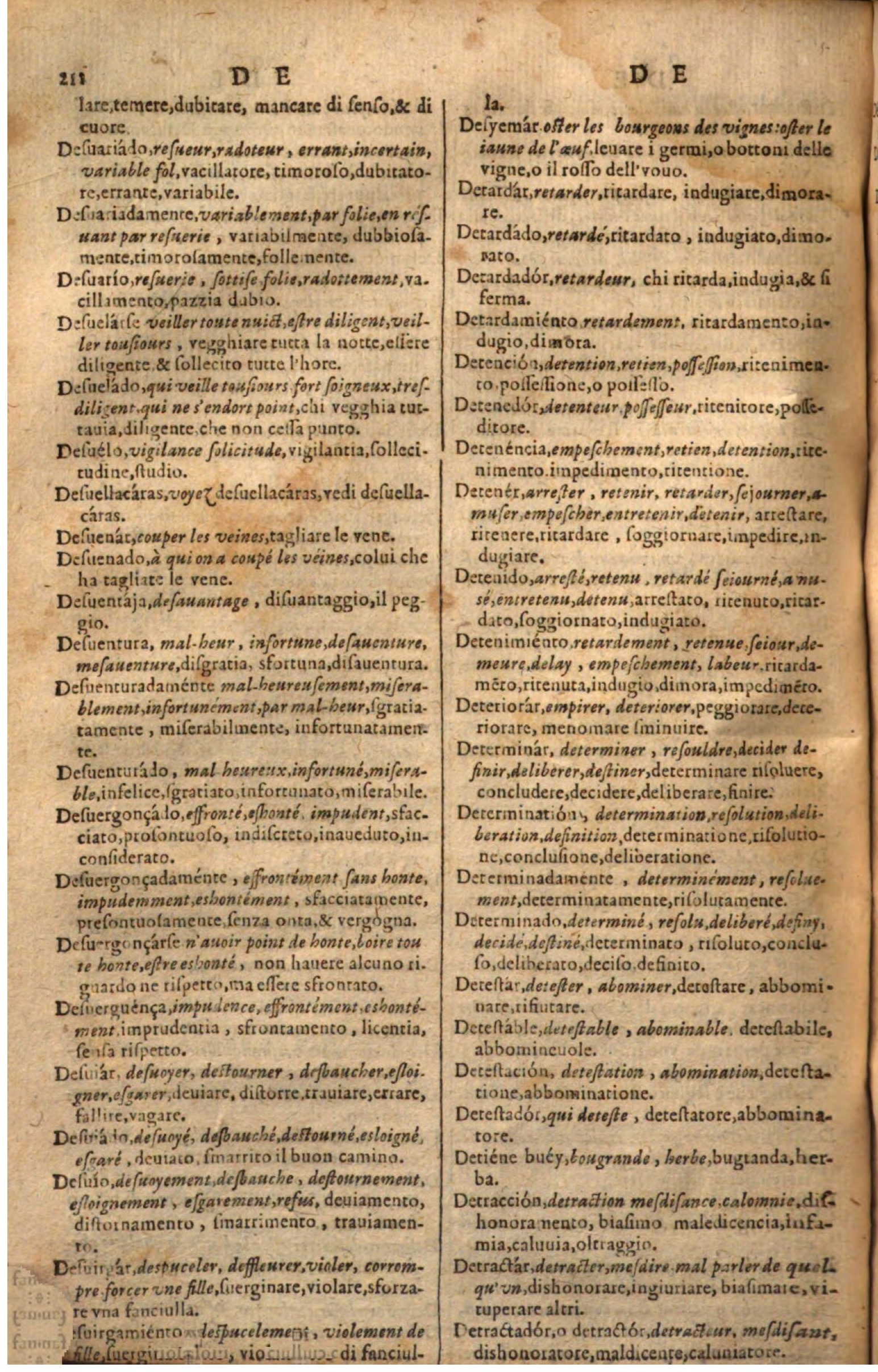 1644 - Jacques Crespin - Trésor des trois langues - Passau