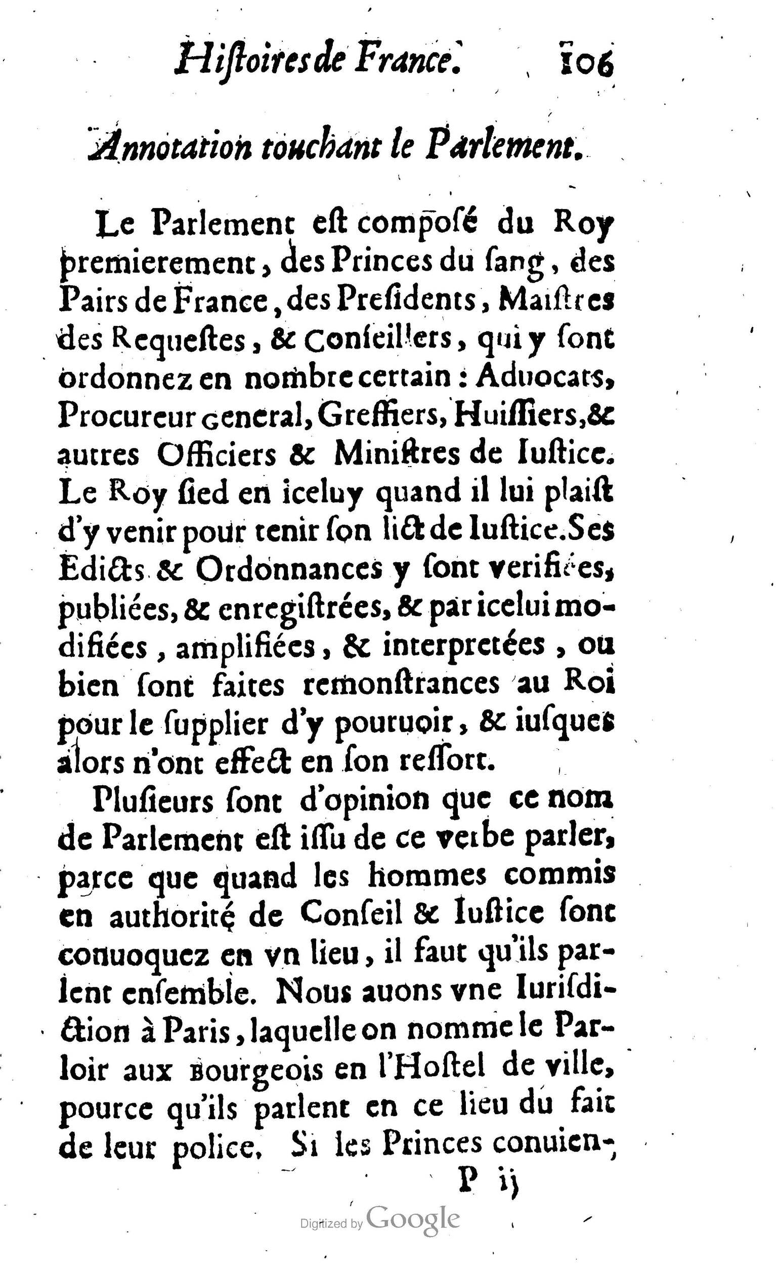 1638 - Jean Corrozet - Trésor des histoires de France - BM Lyon