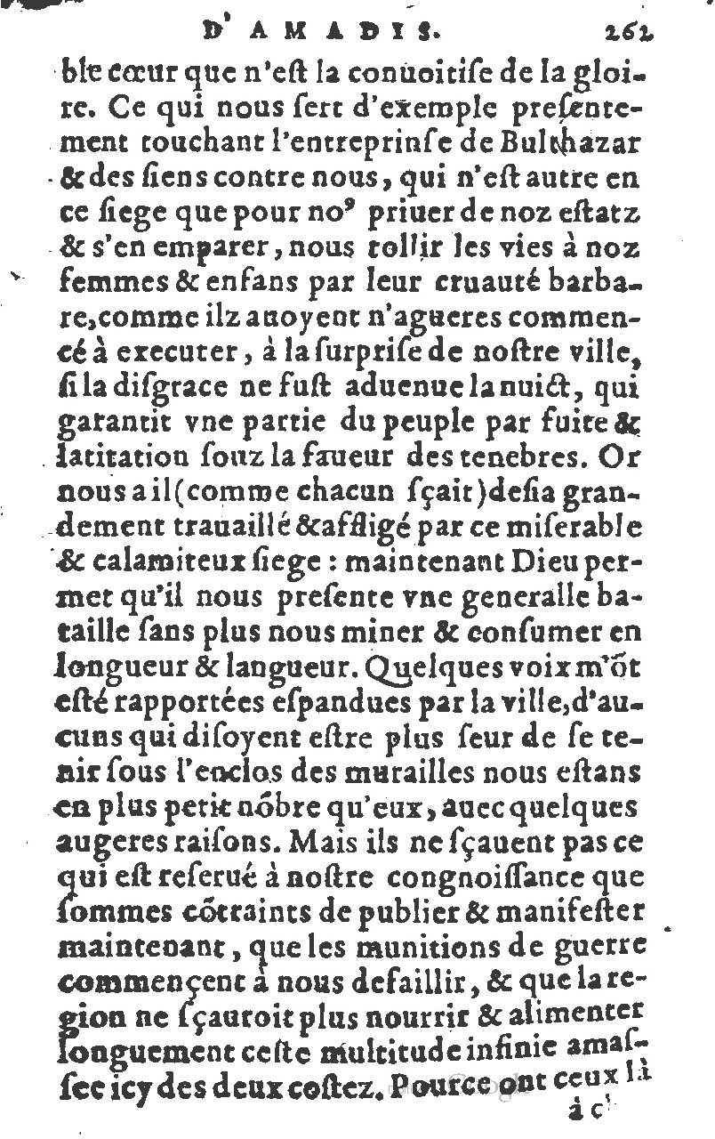 1582 - Jean Huguetan - Trésor des Amadis T. 1 - BM Lyon