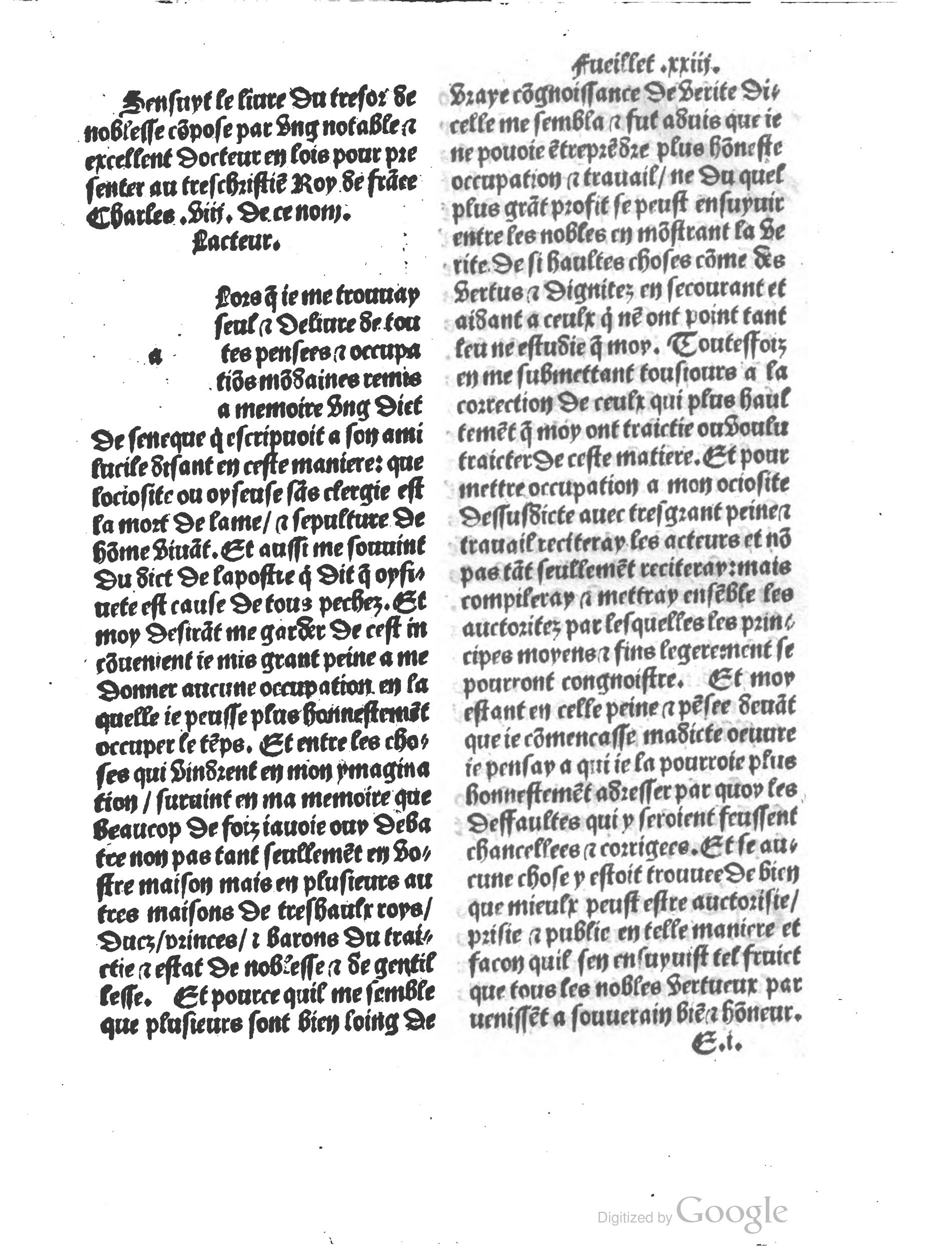 1497c. - Antoine Vérard - Trésor de noblesse - BM Lyon
