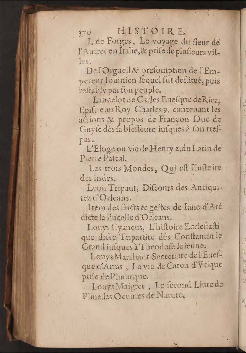 1602 - François Jacquin - Trésor des bons esprits français - BnF Arsenal