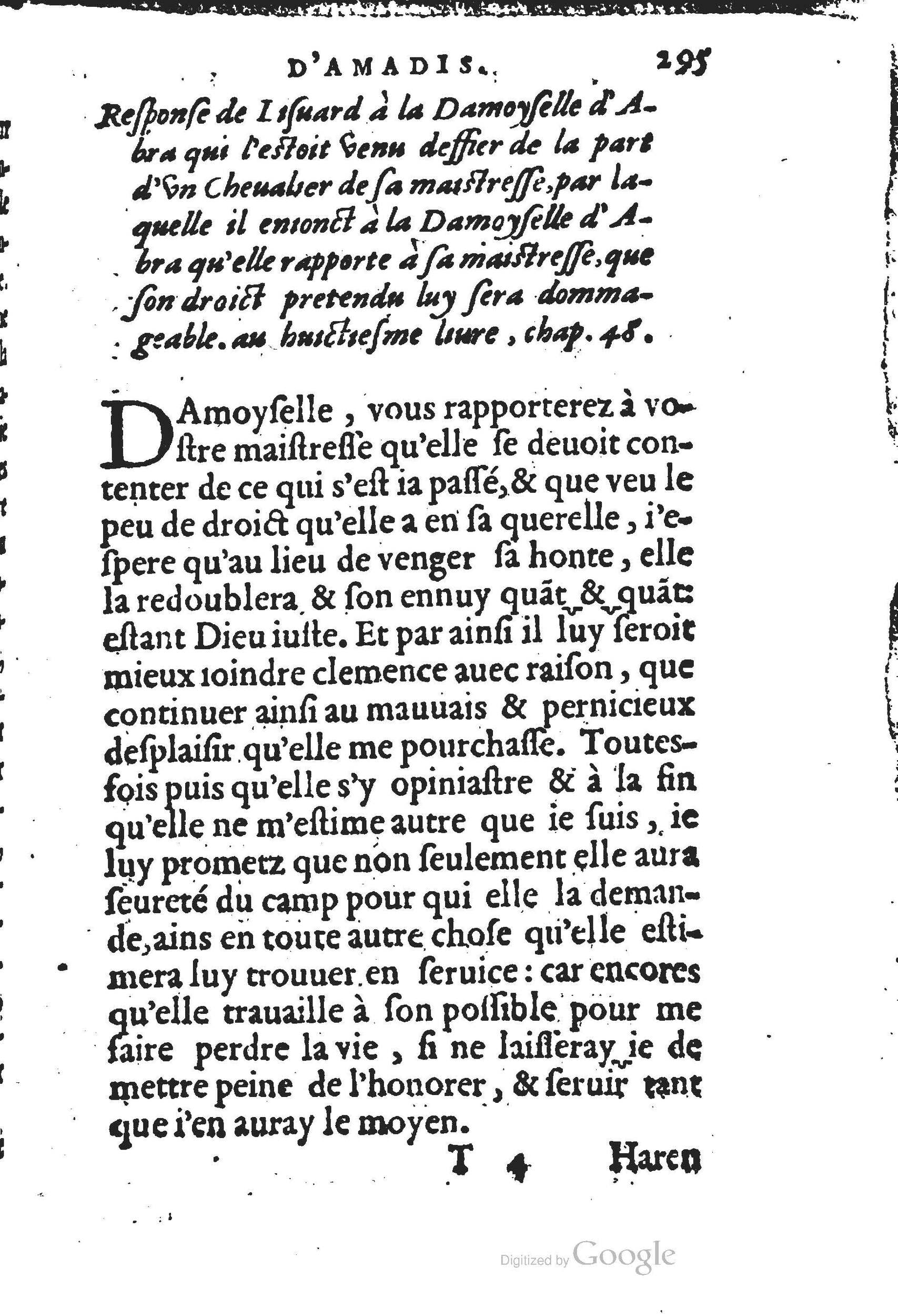 1560 - Jean d’Ogerolles et Gabriel Cotier Lyon - Trésor des Amadis - BSB Munich