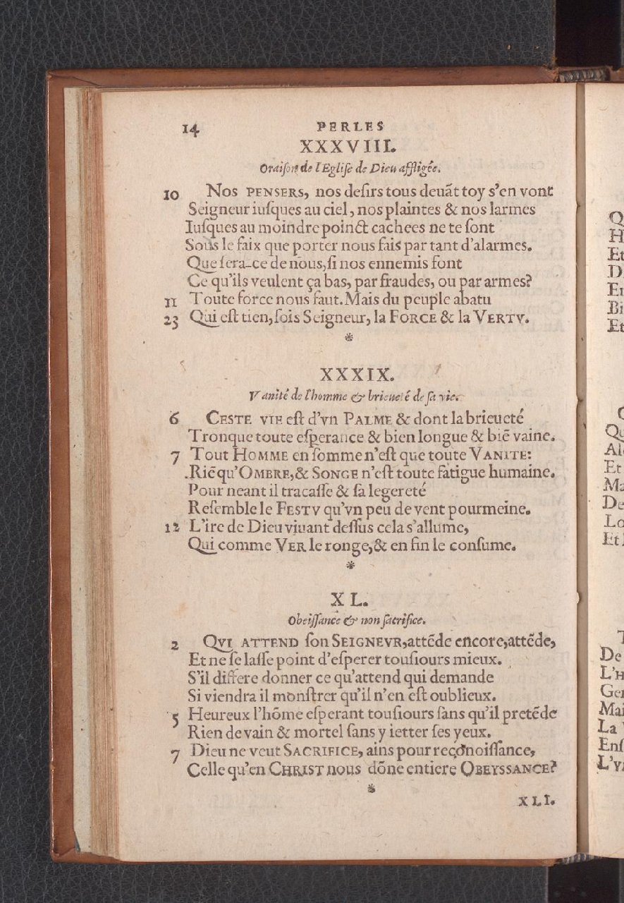 1577 - Jean de Laon - Trésor des 150 psaumes de David - Genève