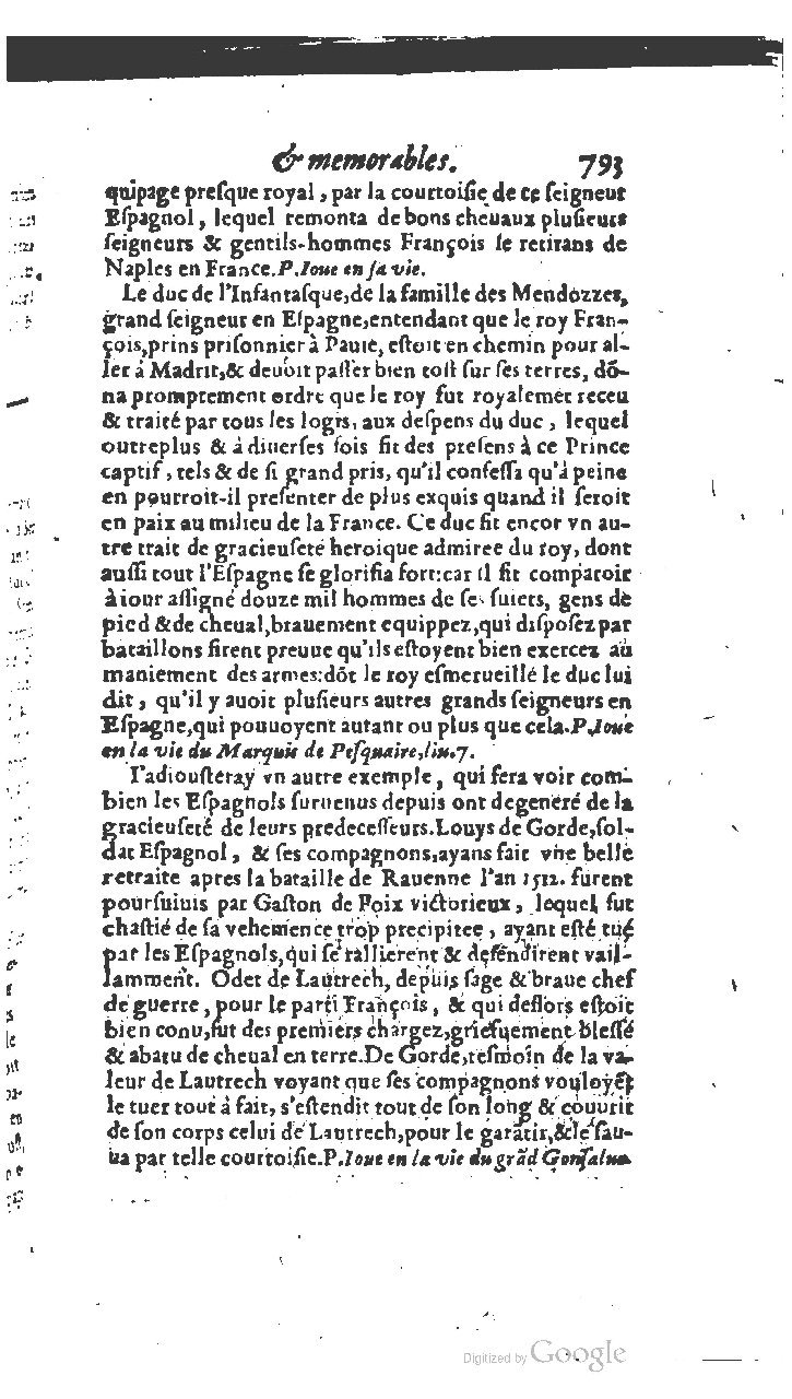 1610 - Paul Marceau - Trésor d’histoires admirables et mémorables - BSB Munich