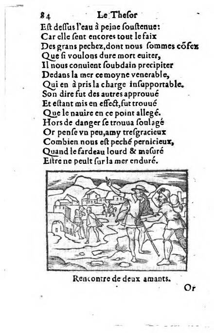 1556c. - Étienne Denise - Trésor des joyeuses inventions du parangon de poésies - ÖNB Vienne