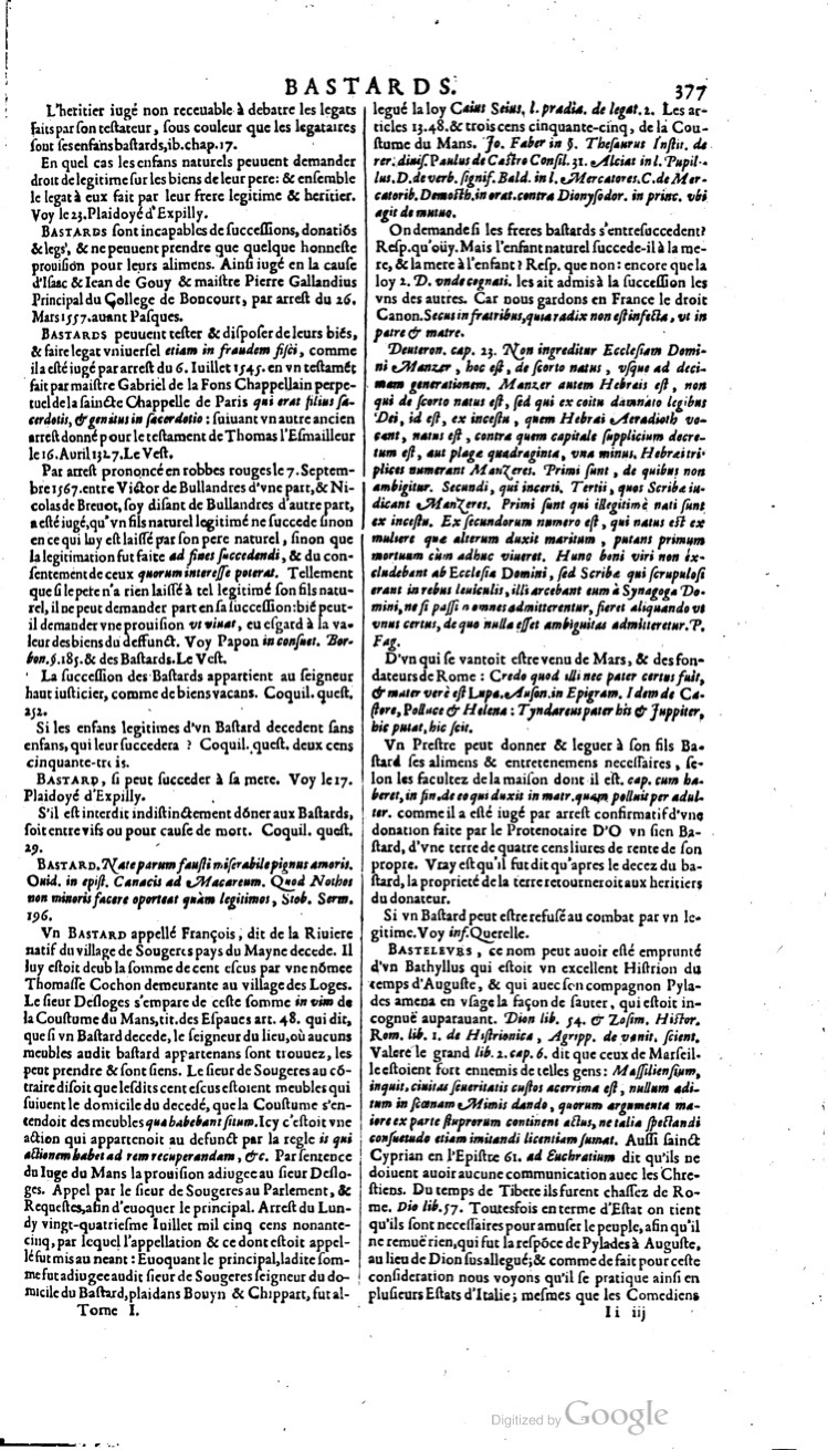 1629 - Veuve Nicolas Buon - Trésor du droit français (21754 T. 1) - BM Lyon
