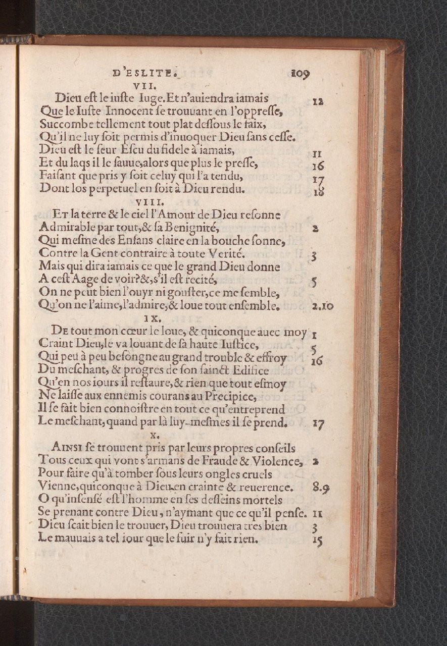 1577 - Jean de Laon - Trésor des 150 psaumes de David - Genève