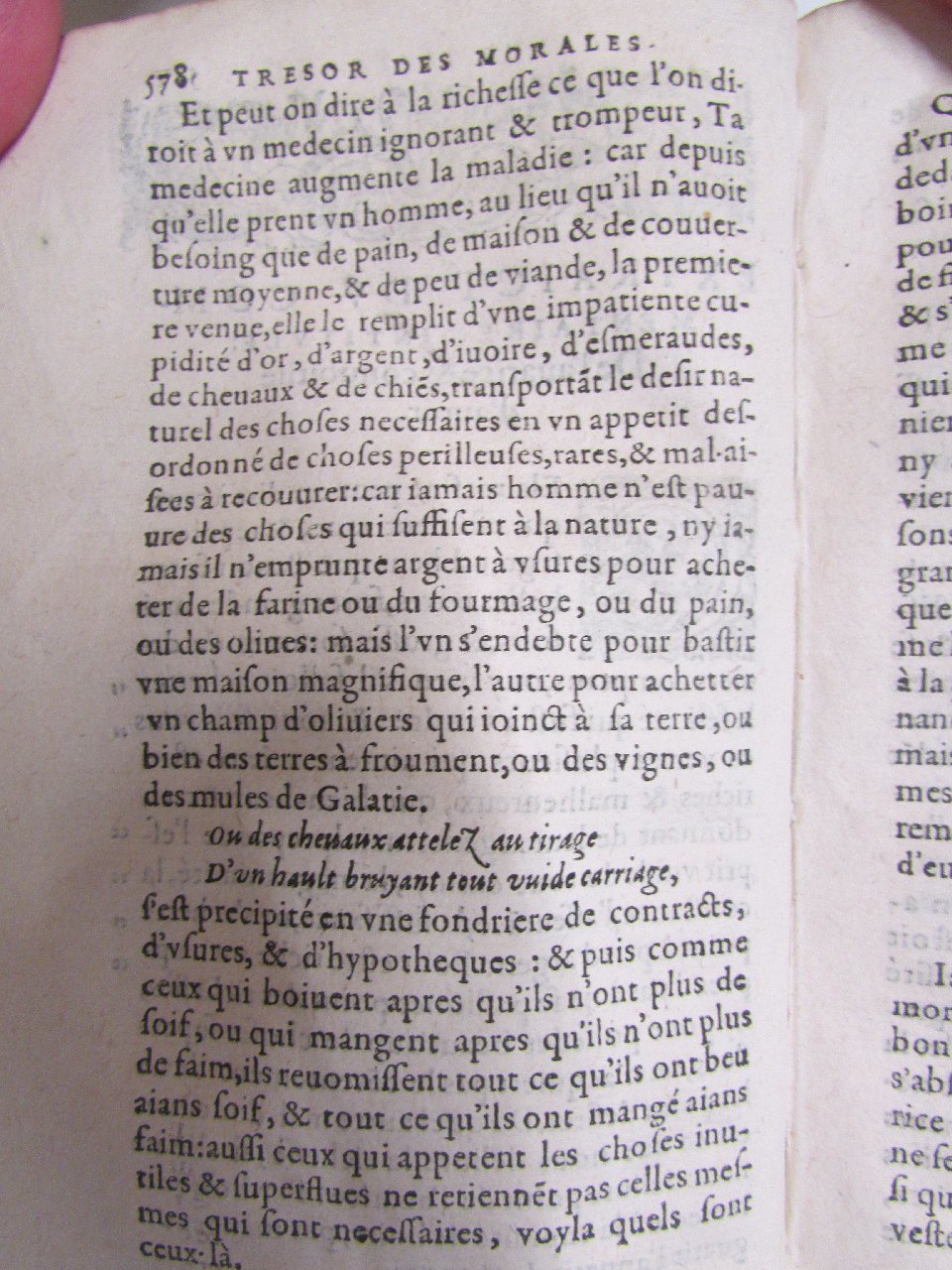 1578 - Jean Poupy - Trésor des morales de Plutarque - Vitré