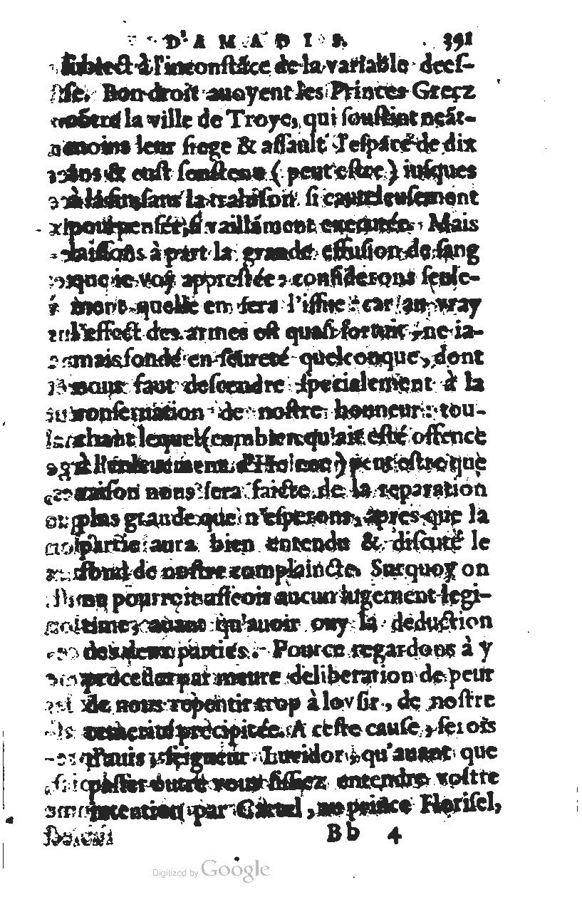 1567 - Jean Pygot - Trésor des Amadis - BM Lyon 1567 - Jean Pygot - Trésor des Amadis - BM Lyon