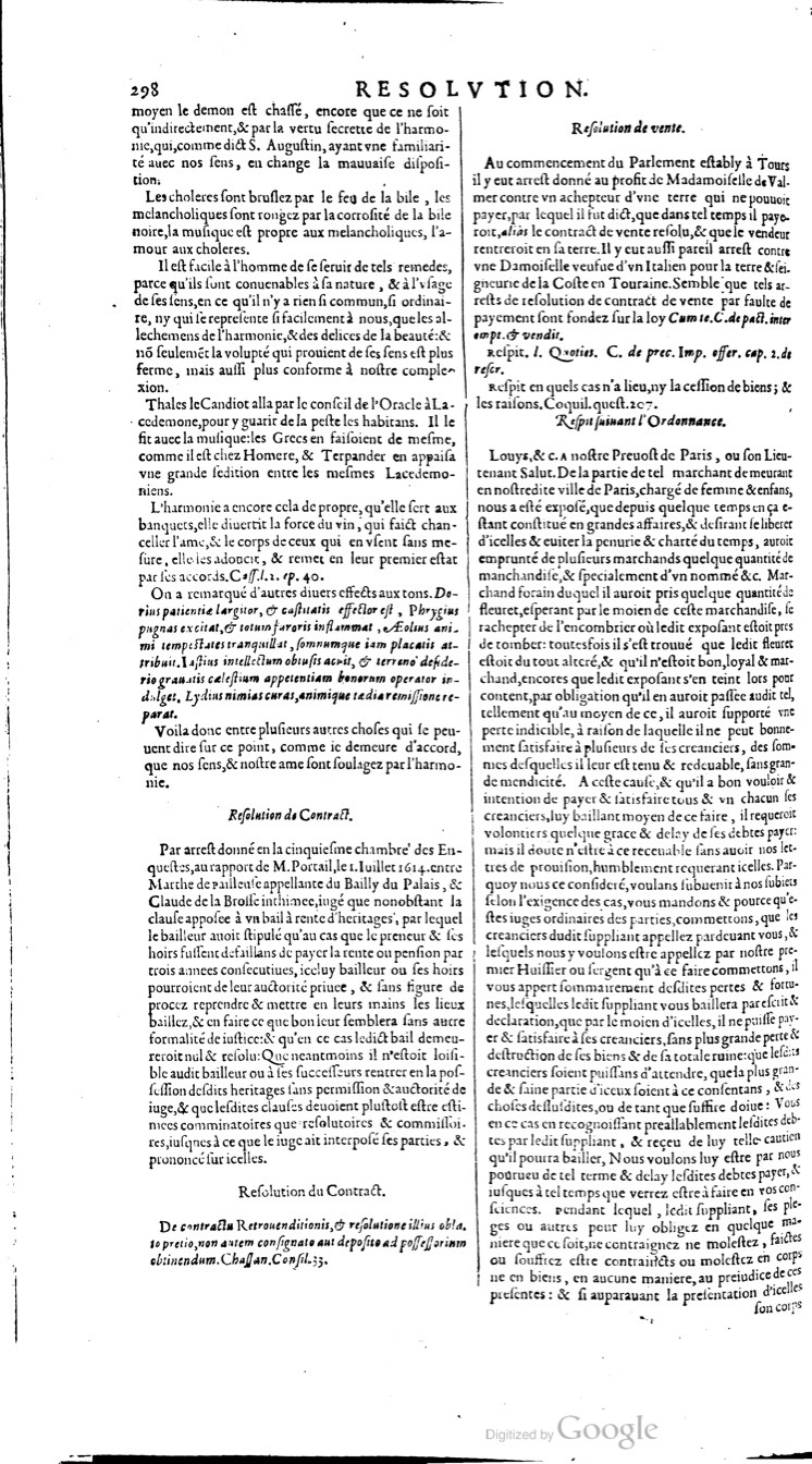 1629 - Veuve Nicolas Buon - Trésor du droit français (21754 T. 3) - BM Lyon