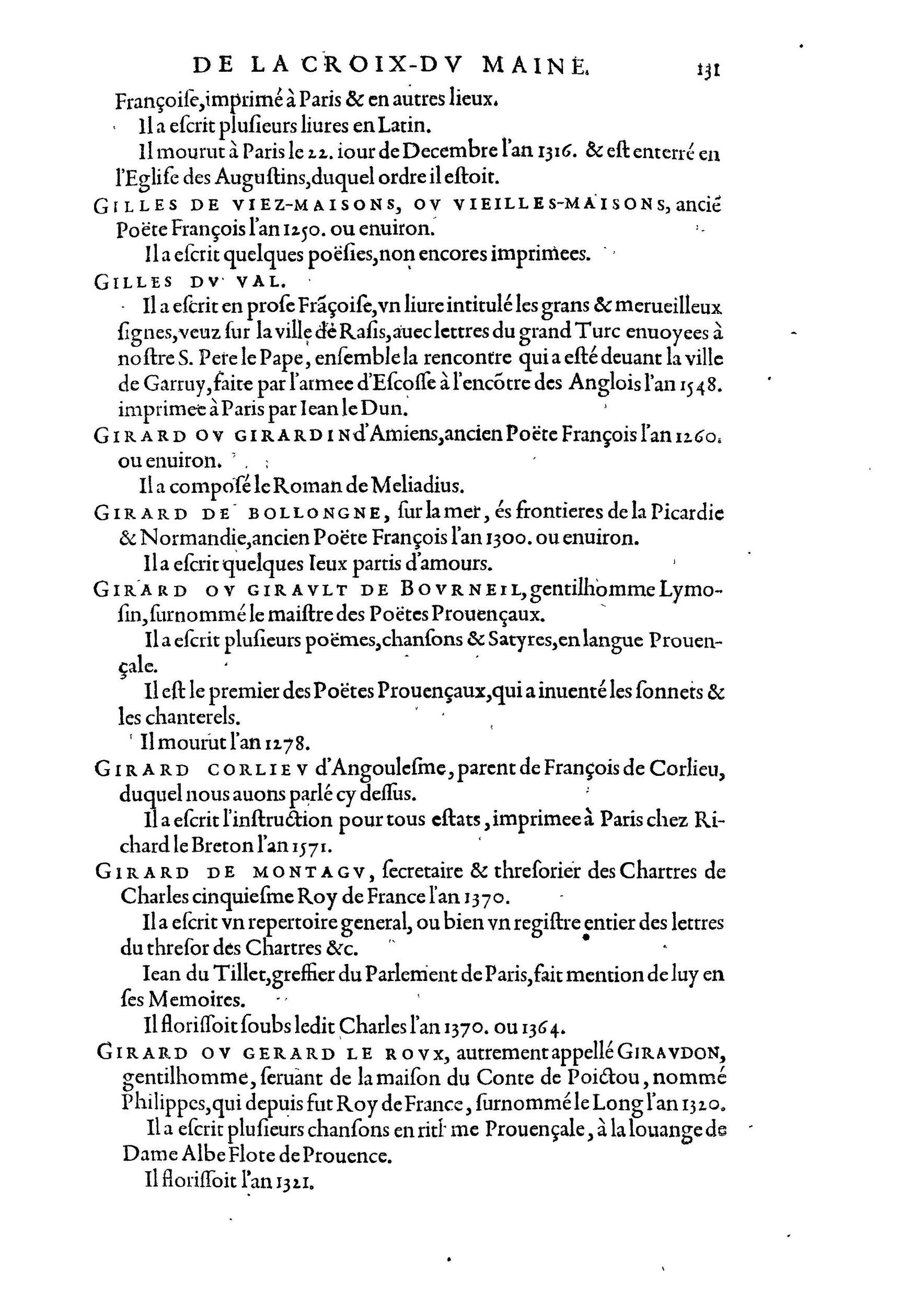 1584 - Abel L&#039;Angelier - Bibliothèques françaises - BnF