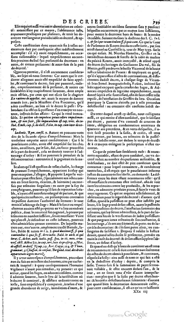 1629 - Veuve Nicolas Buon - Trésor du droit français (21754 T. 1) - BM Lyon