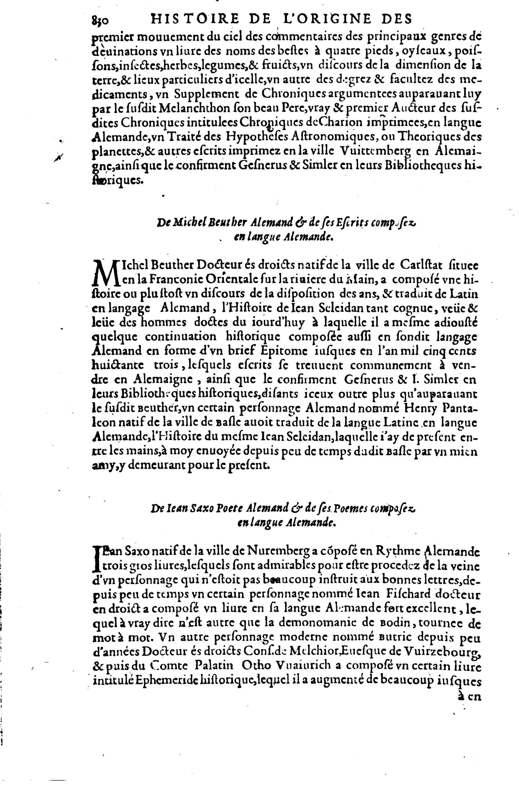 1608 - Nicolas Du Fossé - Trésor politique - BnF Tolbiac