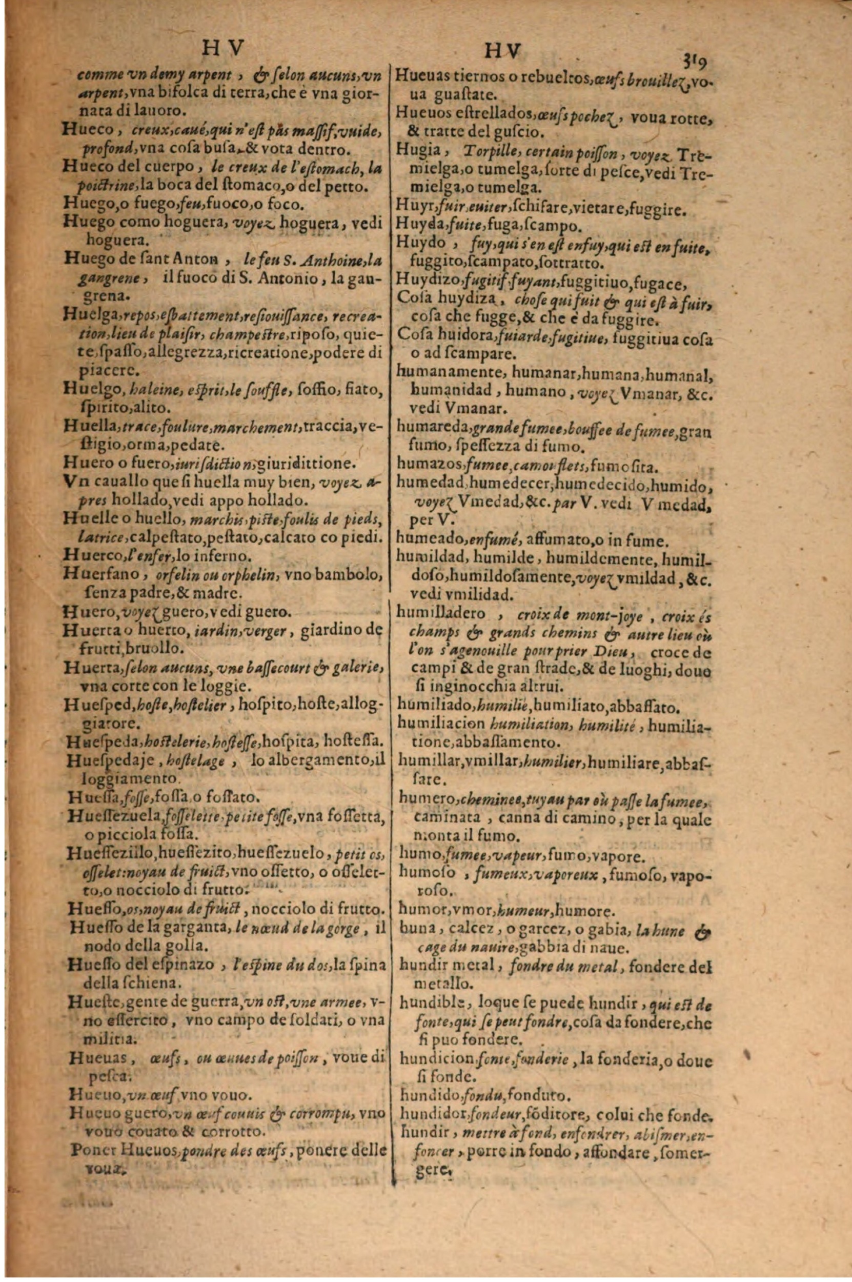 1606 Samuel Crespin Thresor des trois langues, francoise, italiene et espagnolle - BSB-337.jpeg