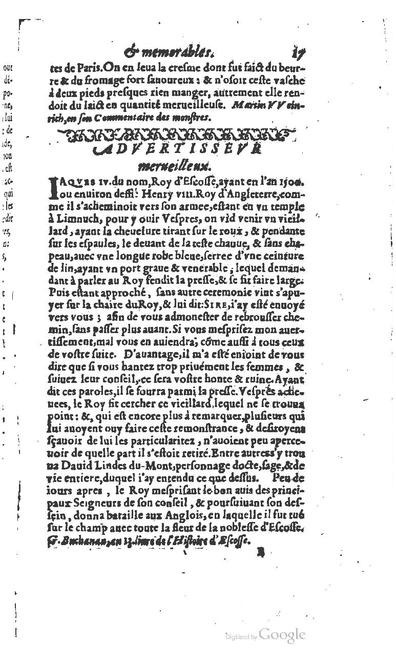 1610 - Paul Marceau - Trésor d’histoires admirables et mémorables - BSB Munich 1610 - Paul Marceau - Trésor d’histoires admirables et mémorables - BSB Munich