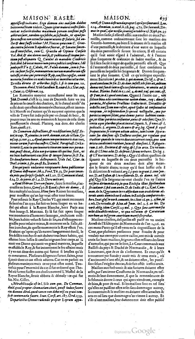1629 - Veuve Nicolas Buon - Trésor du droit français (29620 T. 2) - BM Lyon