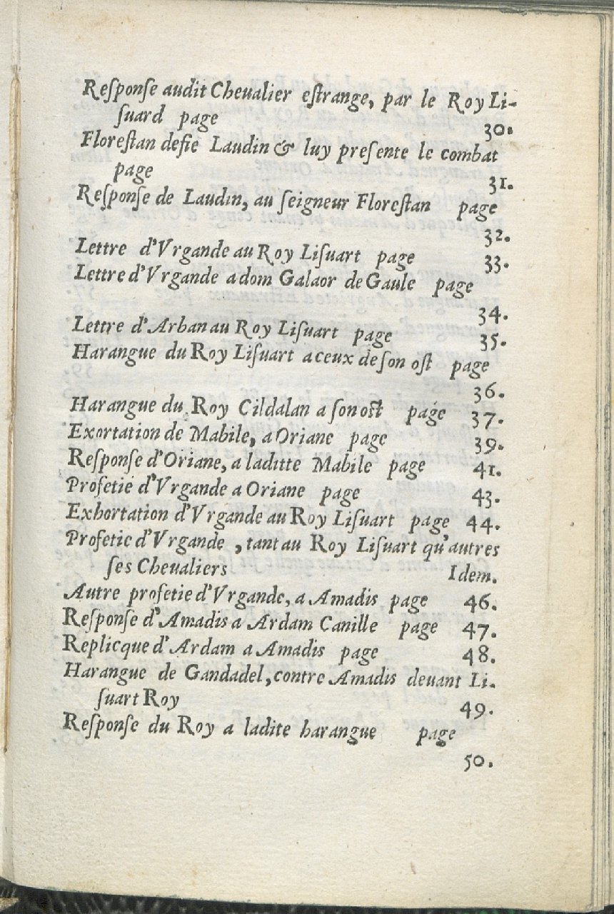 1559 - Pierre Regnard - Trésor des Amadis - Det KLG Copenhague