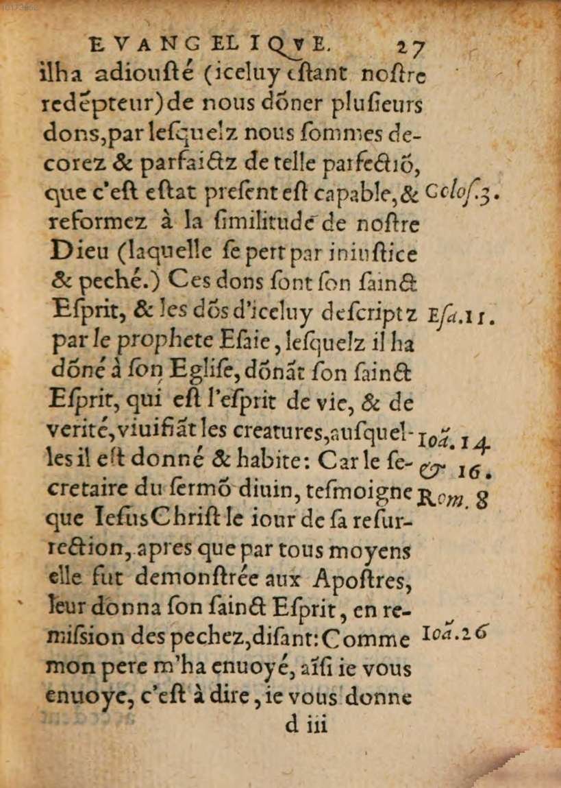 1548 - René Avril et Vivant Gaulterot - Perle précieuse évangélique et Trésor divin - BSB Munich 1548 - René Avril et Vivant Gaulterot - Perle précieuse évangélique et Trésor divin - BSB Munich