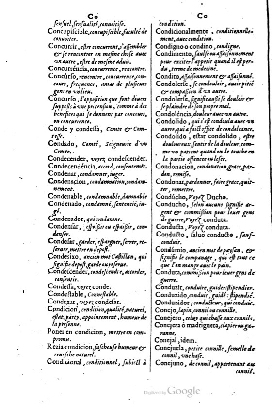 1621 - Adrian Tiffaine - Trésor des deux langues espagnole et française - BM Lyon