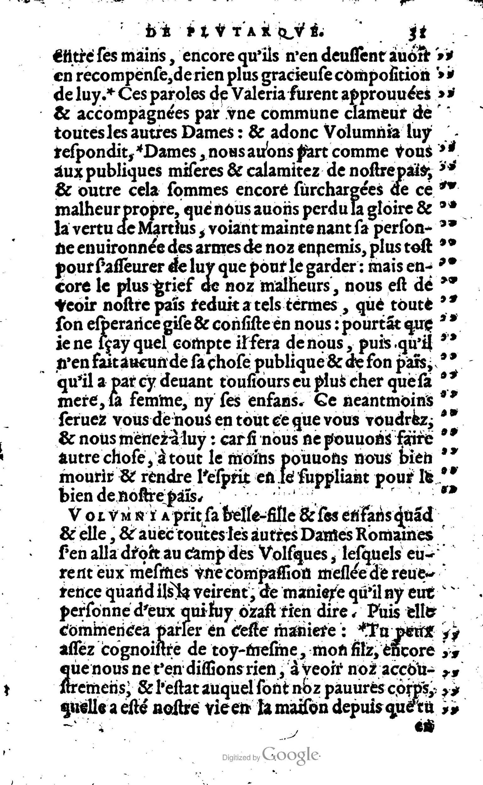 1568 - Willem Silvius - Trésor des vies de Plutarque - Anvers Plantin-Moretus