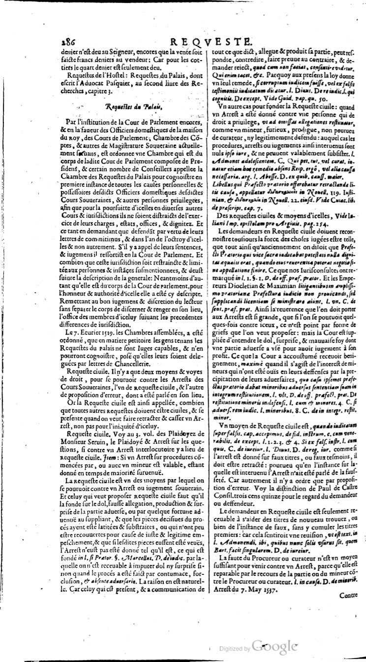 1629 - Veuve Nicolas Buon - Trésor du droit français (21754 T. 3) - BM Lyon