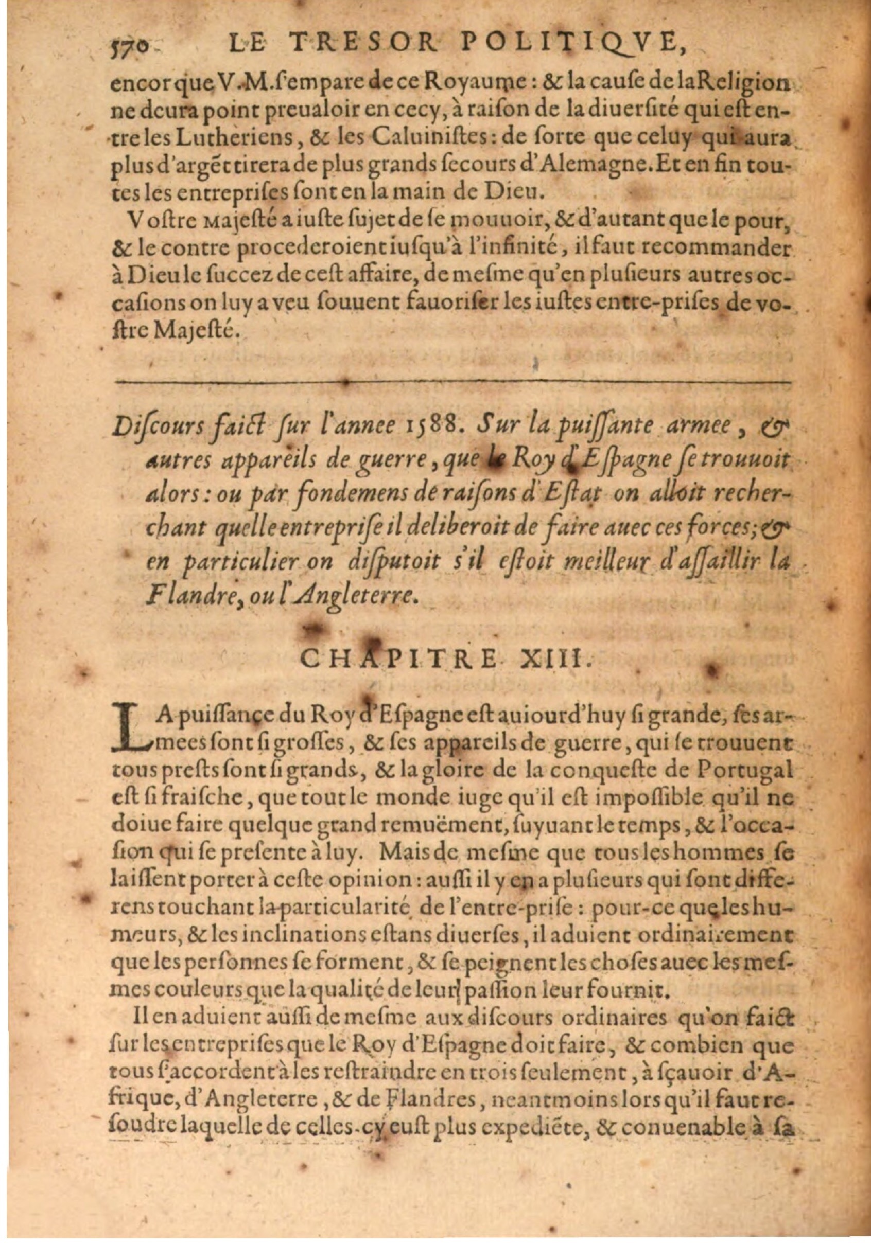 1608 - Pierre Chevalier - Trésor politique - BSB Munich