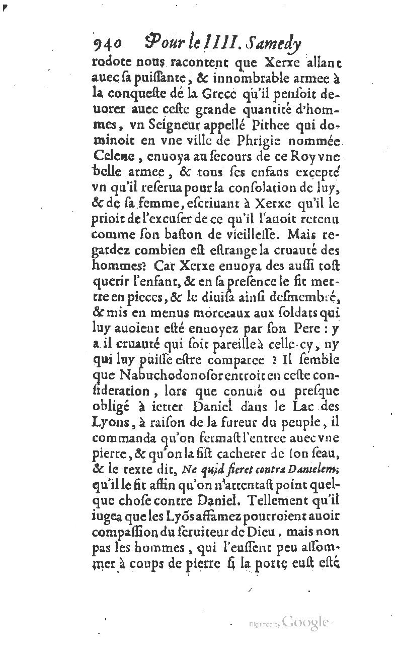 1607 - Nicolas Du Fossé - Trésor quadragésimal - T 01 - BM Lyon