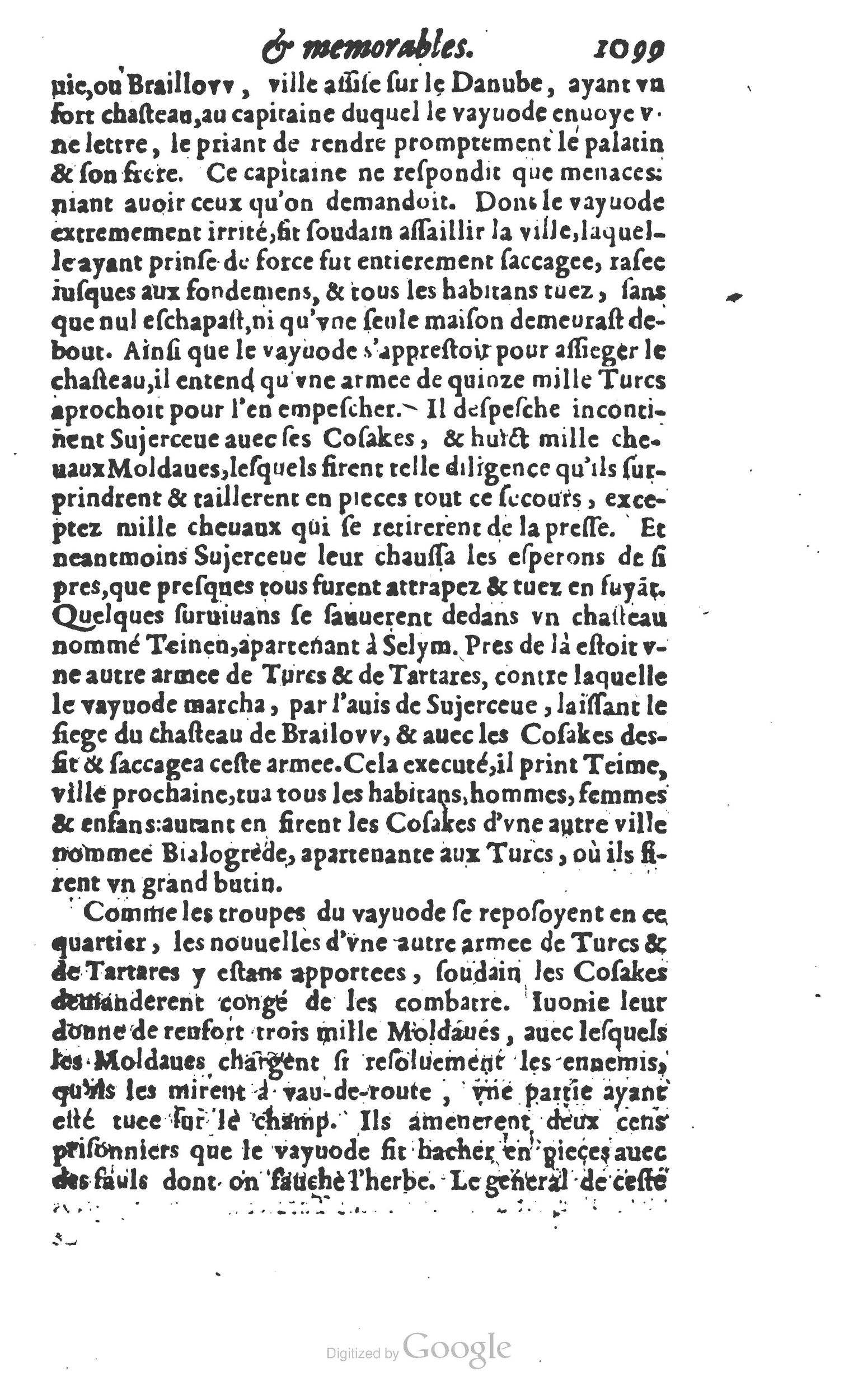 1610 - Paul Marceau - Trésor d’histoires admirables et mémorables - Princeton