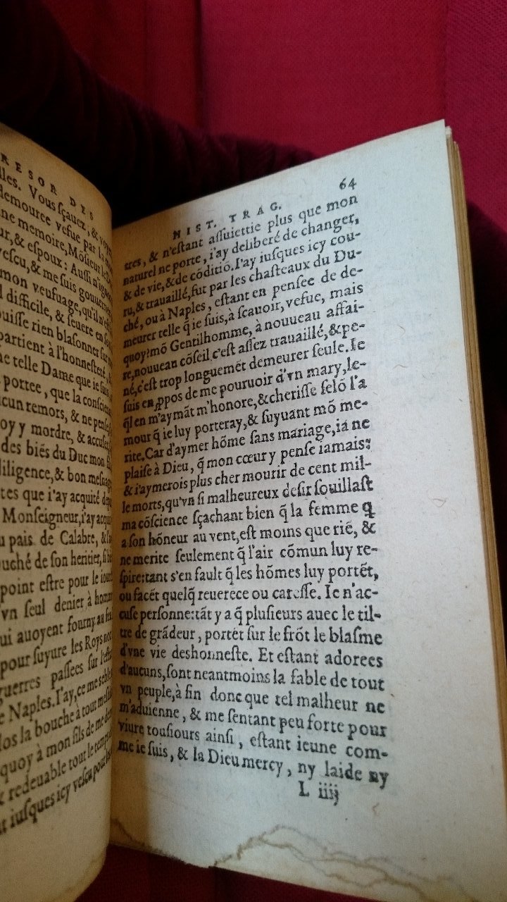 1581 - Pierre Le Voirier et Gervais Mallot - Trésor des histoires tragiques - BnF Richelieu