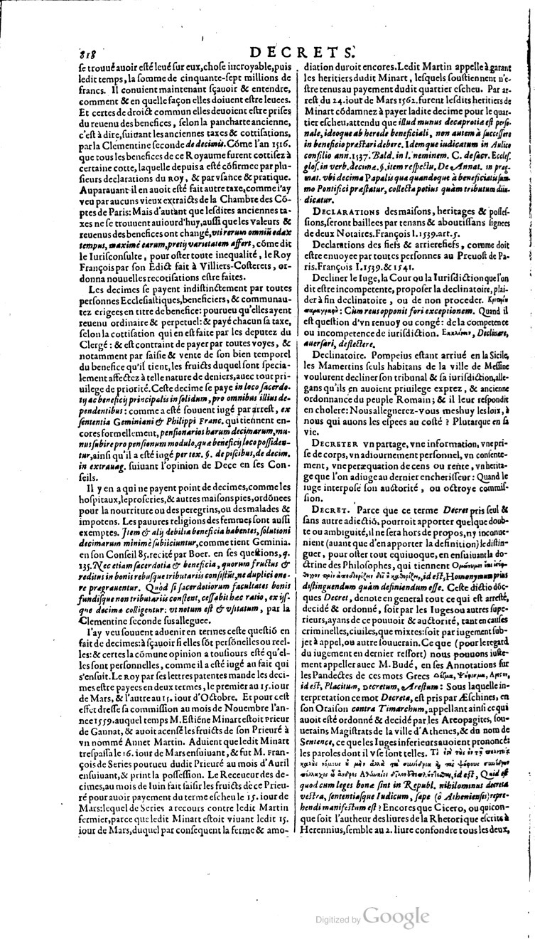 1629 - Veuve Nicolas Buon - Trésor du droit français (21754 T. 1) - BM Lyon