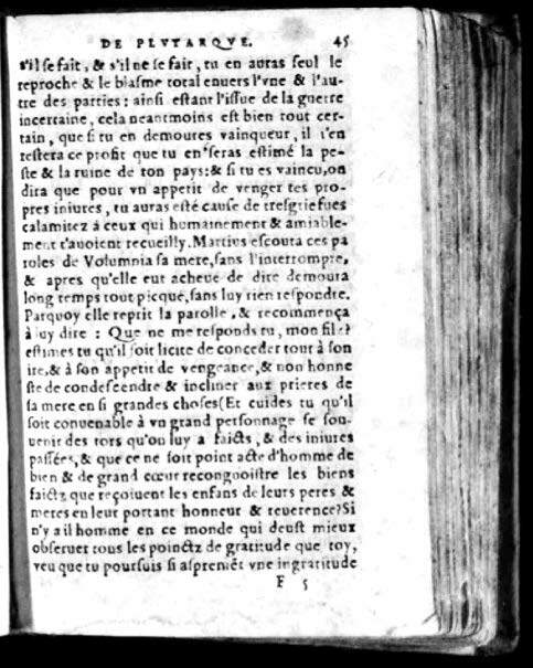 1574 - Benoît Rigaud - Trésor des vies de Plutarque - Avignon