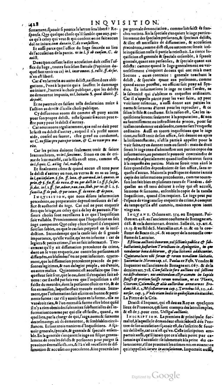 1629 - Veuve Nicolas Buon - Trésor du droit français (21754 T. 2) - BM Lyon