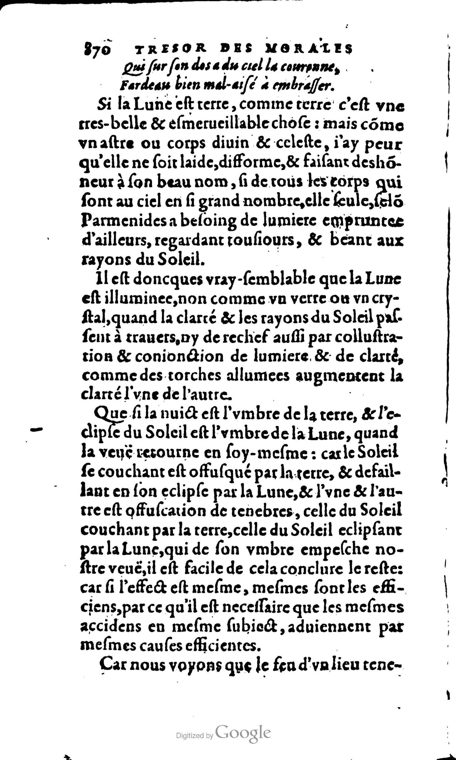 1578 - Jean Poupy - Trésor des morales de Plutarque - BSB Munich