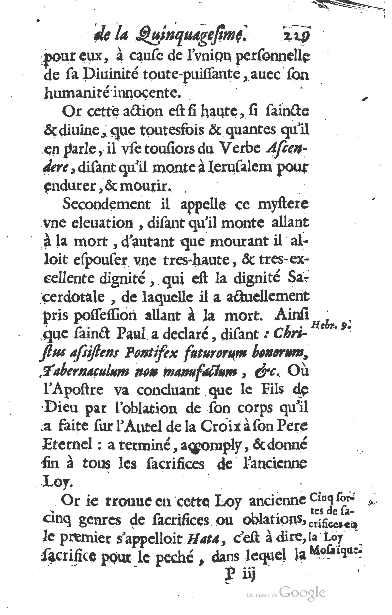 1629 - Manassés de Préaulx - Sermons ou Trésors de la piété chrétienne - BM Lyon