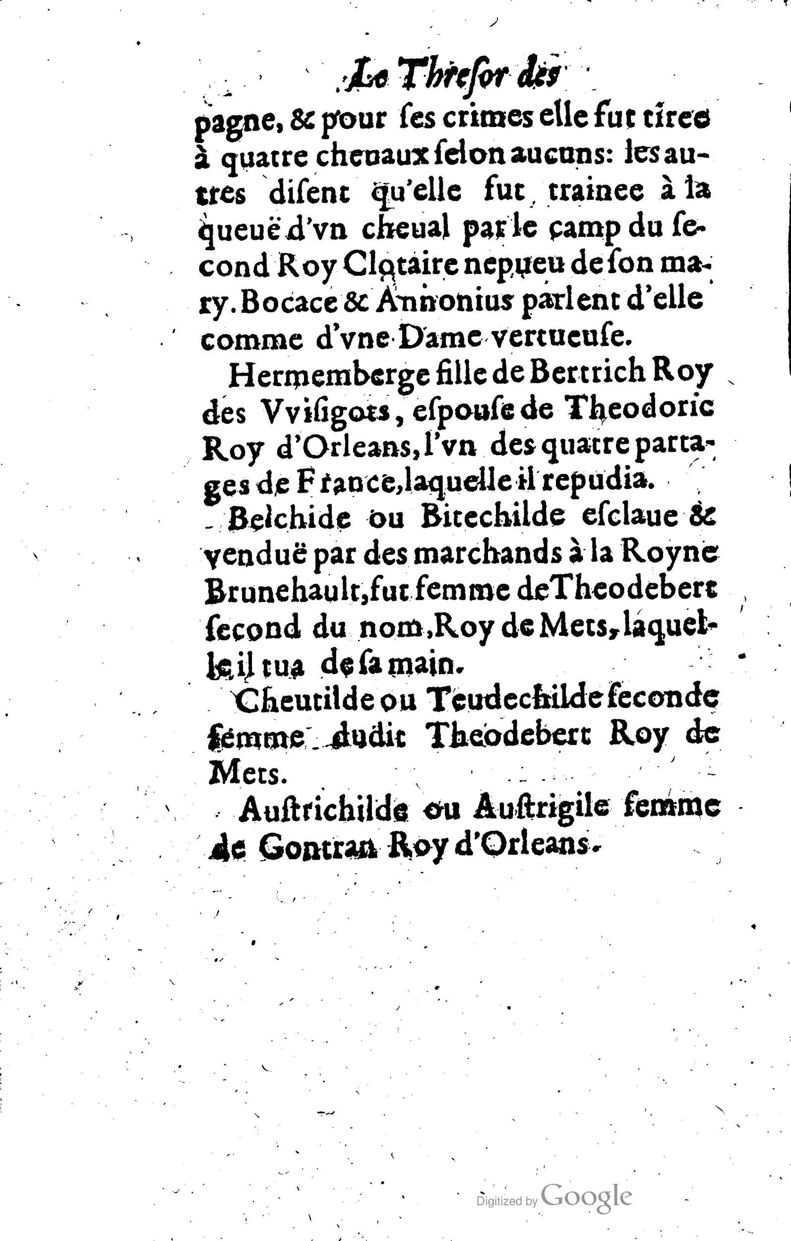 1619 - Jean Corrozet - Trésor des histoires de France - Anvers Musée Plantin-Moretus