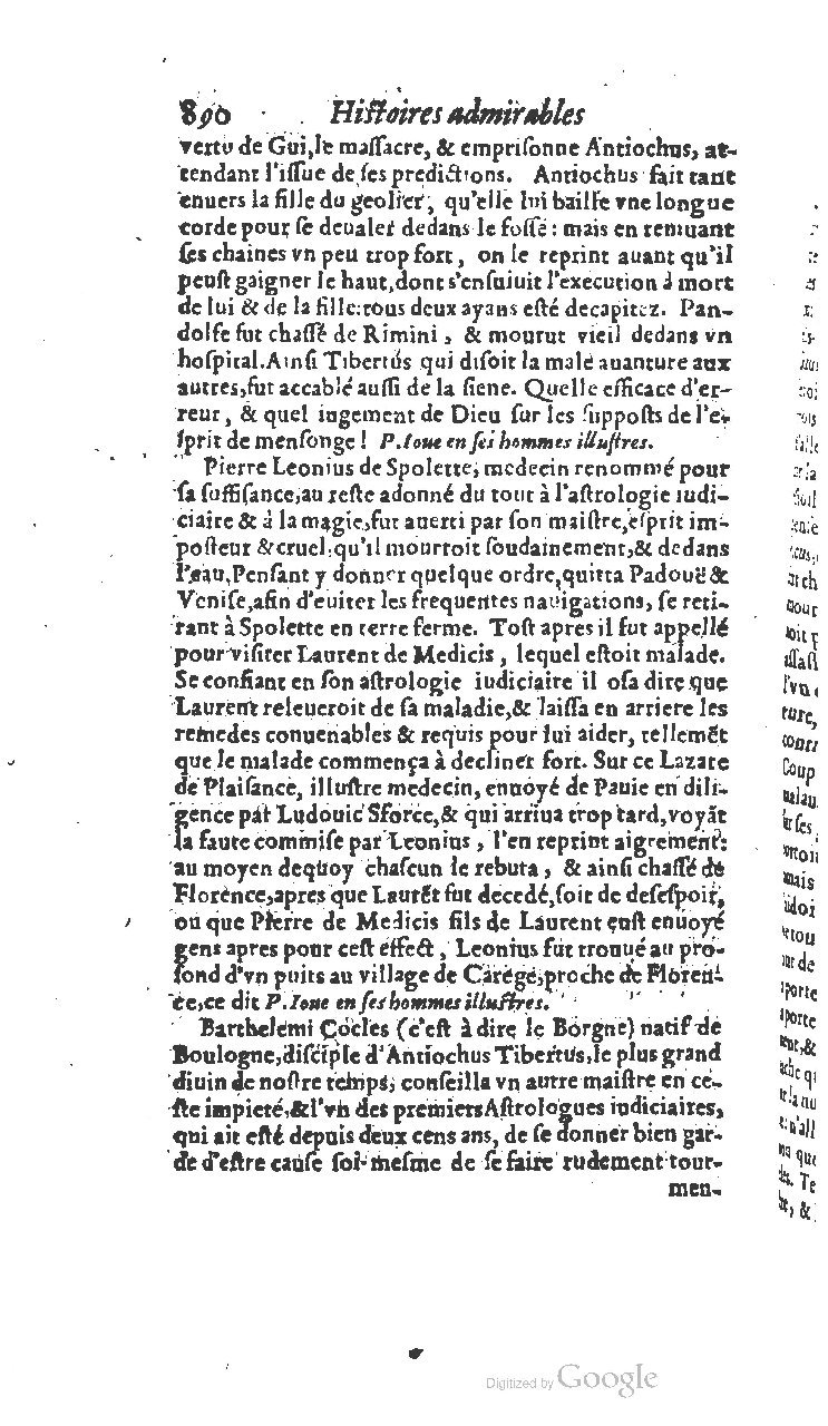 1610 - Paul Marceau - Trésor d’histoires admirables et mémorables - BSB Munich 1610 - Paul Marceau - Trésor d’histoires admirables et mémorables - BSB Munich