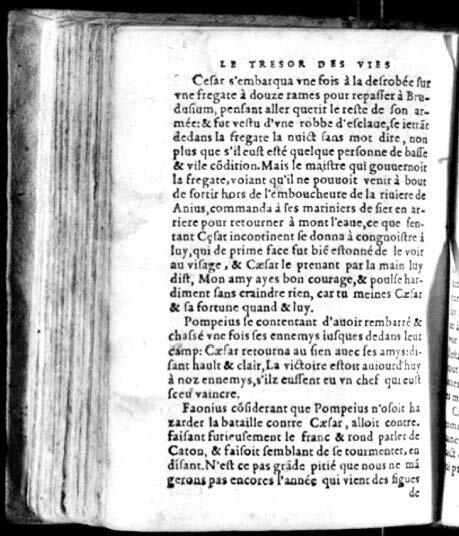1574 - Benoît Rigaud - Trésor des vies de Plutarque - Avignon