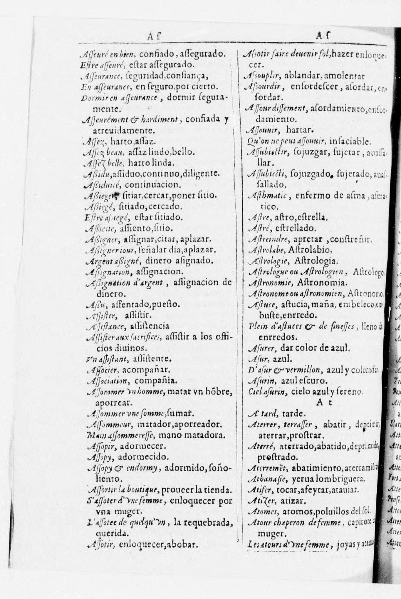1616 - Veuve Marc Orry - Trésor des deux langues espagnole et française (Seconde partie) - BnF 1616 - Veuve Marc Orry - Trésor des deux langues espagnole et française (Seconde partie) - BnF