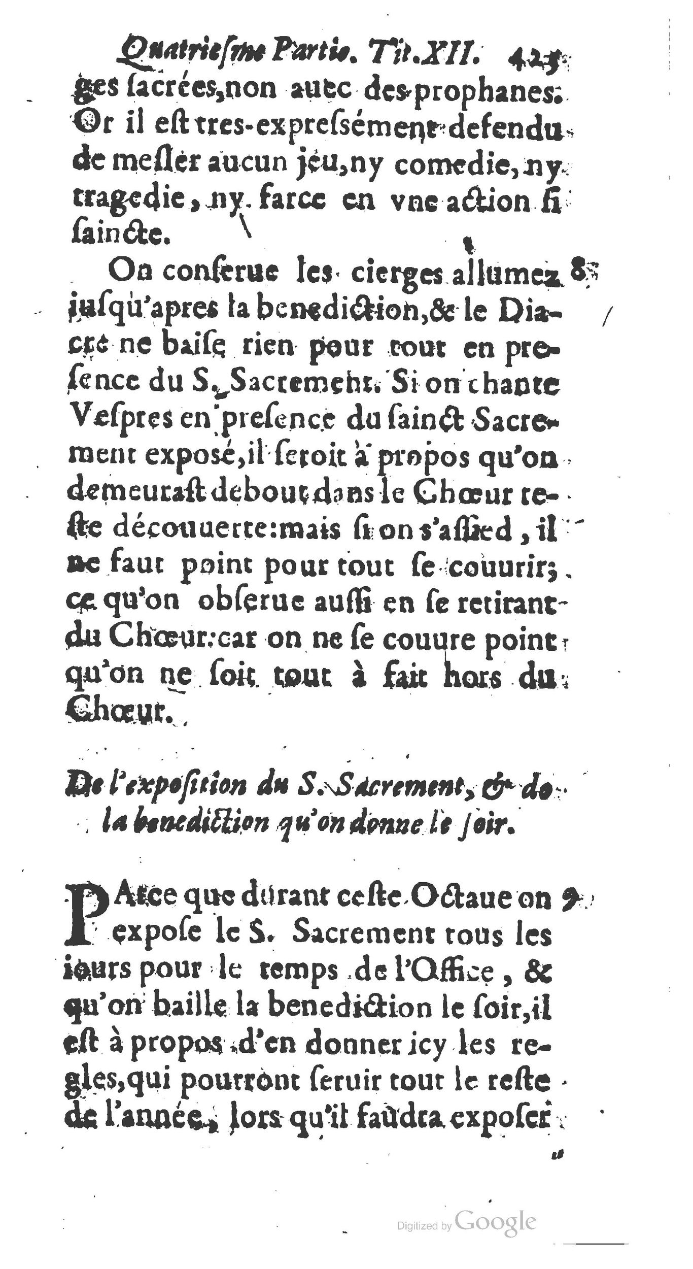 1651 - Jean Guillermet - Abrégé du trésor des cérémonies ecclésiastiques - BM Lyon