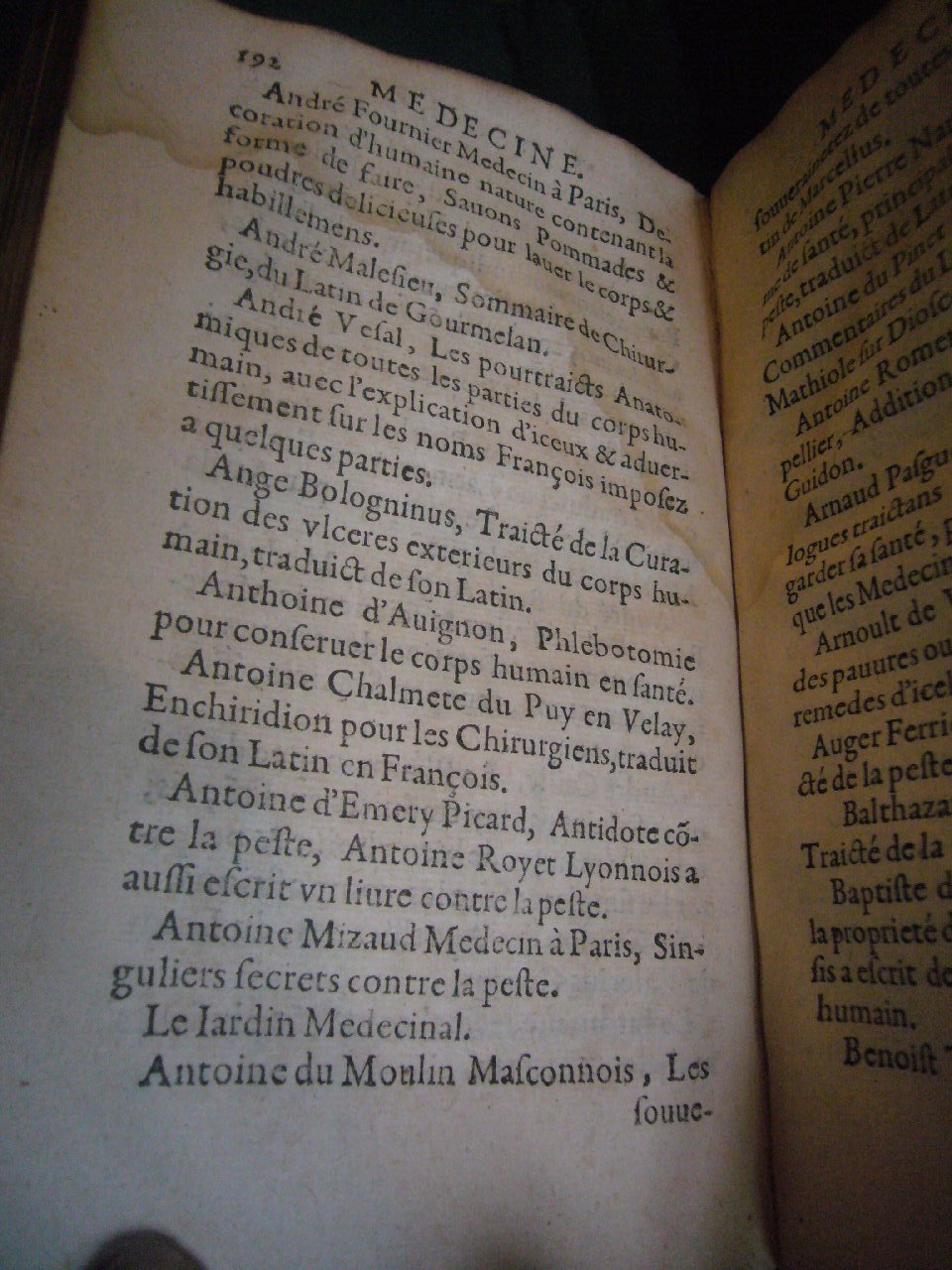 1602 - François Jacquin - Trésor des bons esprits français - BnF Arsenal