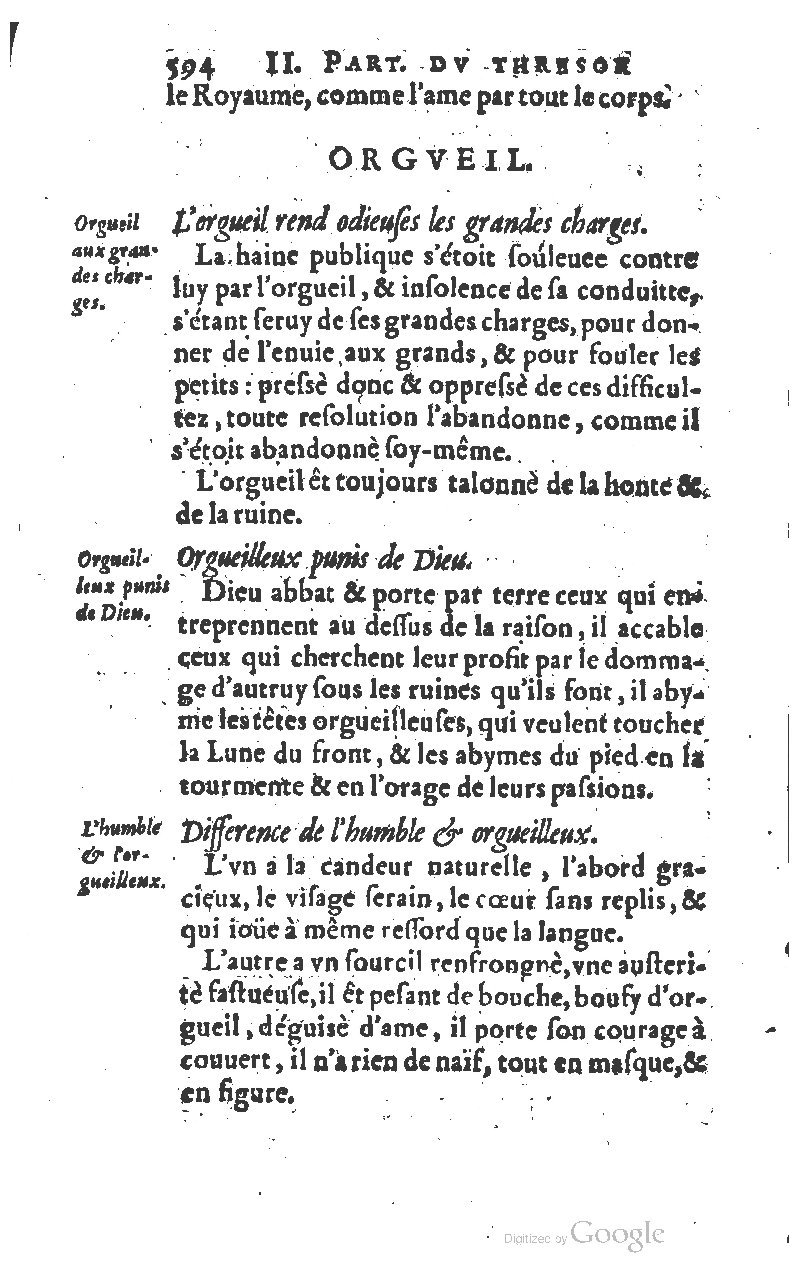 1610 - Louis Coste - Trésor de l’éloquence française (Seconde partie) - BM Lyon