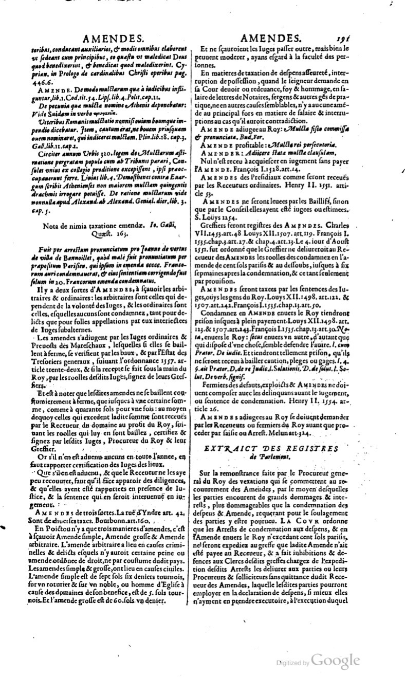 1629 - Veuve Nicolas Buon - Trésor du droit français (29620 T. 1) - BM Lyon