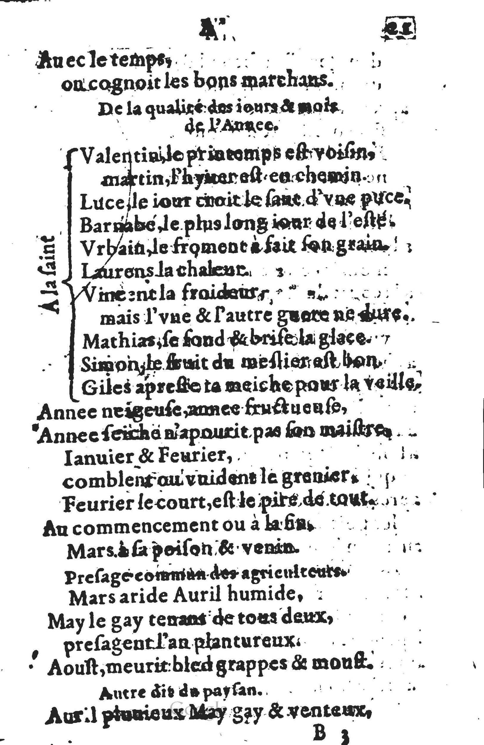 1578 - Nicolas Lescuyer - Trésor des sentences dorées - UGent