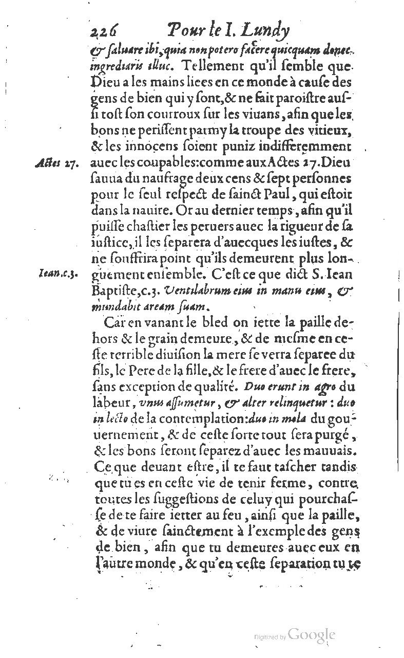1607 - Nicolas Du Fossé - Trésor quadragésimal - T 01 - BM Lyon