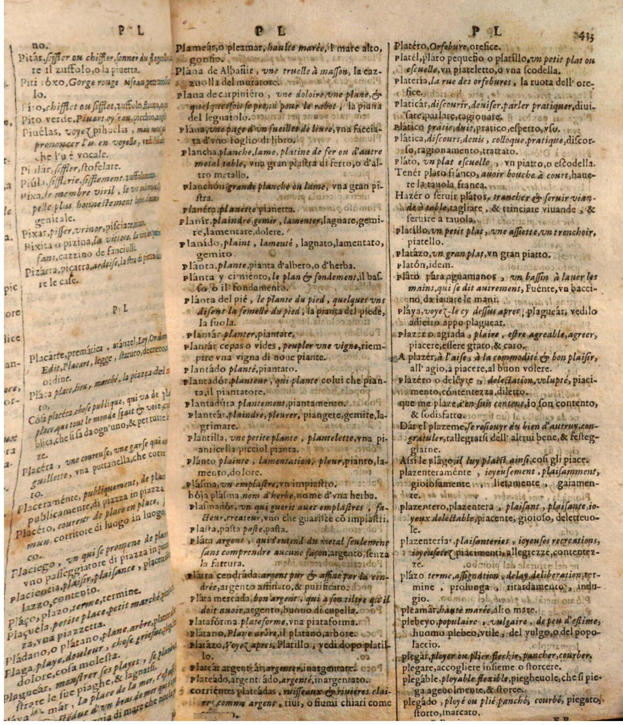1644 - Jacques Crespin - Trésor des trois langues - Passau 1644 - Jacques Crespin - Trésor des trois langues - Passau
