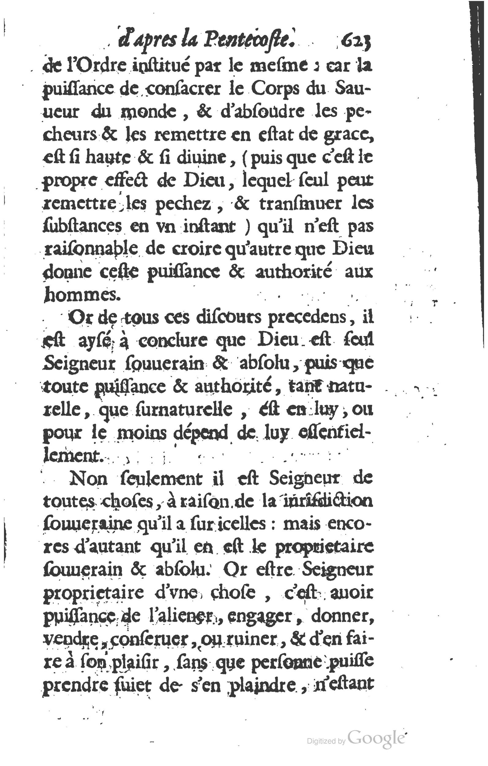 1629 - Manassés de Préaulx - Sermons ou Trésors de la piété chrétienne - BM Lyon